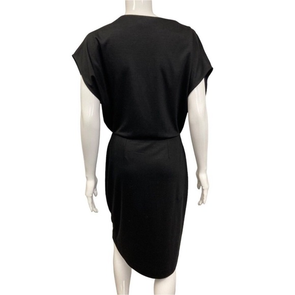Salvatore Ferragamo black cow neck wool dress - Picture 5 of 5
